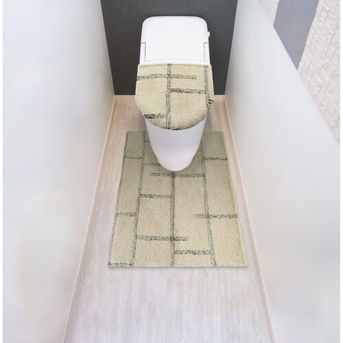 耳長超ロングトイレマット kieto アイボリー