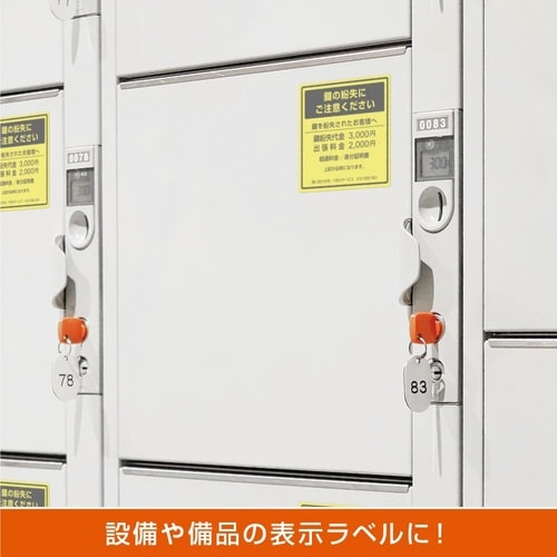 屋外用ラベル 強粘着 A4 6面余白あり 10枚