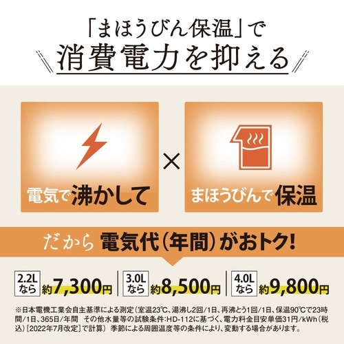 VE電気まほうびん CV−GD22−BM