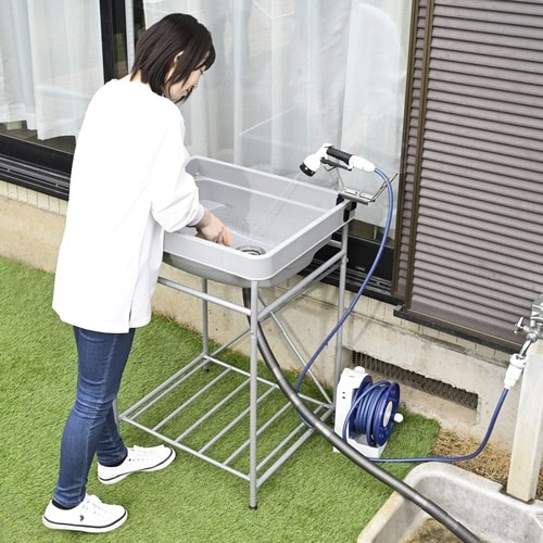 樹脂流し台&ホーススタンドセット