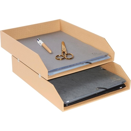 エコレタートレー2段セット ベージュ