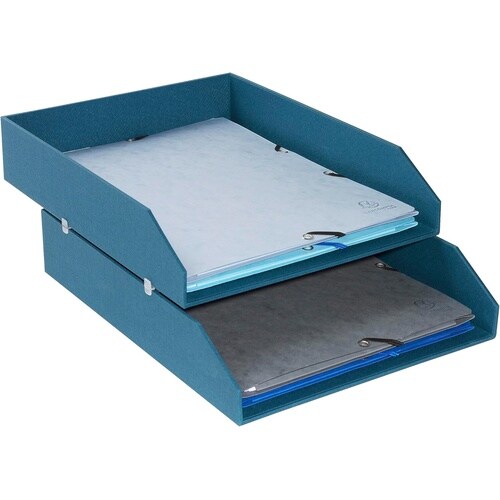 エコレタートレー2段セット ダックブルー