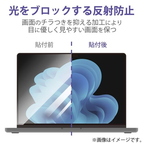 MacBookAir13.6インチ 防反射フィルム