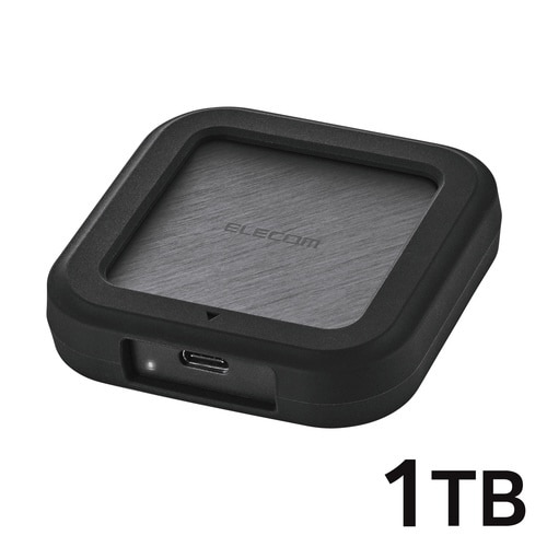 外付けSSD 1TB USB4 耐衝撃 ブラック