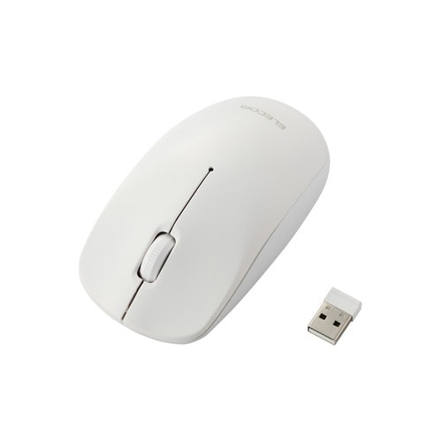 無線マウス 2.4GHz 3ボタン ホワイト