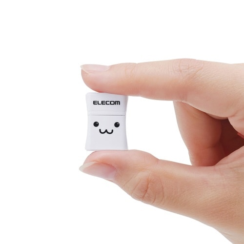 USBメモリ 64GB 小型 キャップ しろちゃん