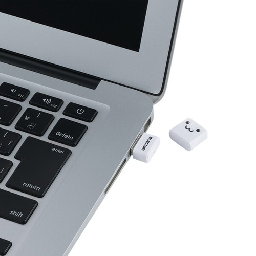 USBメモリ 64GB 小型 キャップ しろちゃん