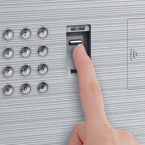 家庭用耐火金庫指紋認証ダブルロックDFS−1−FE