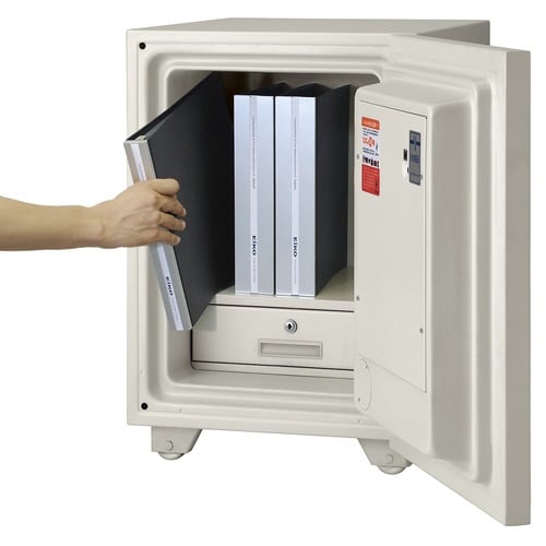 家庭用 小型 耐火金庫 テンキー式 OSD−E