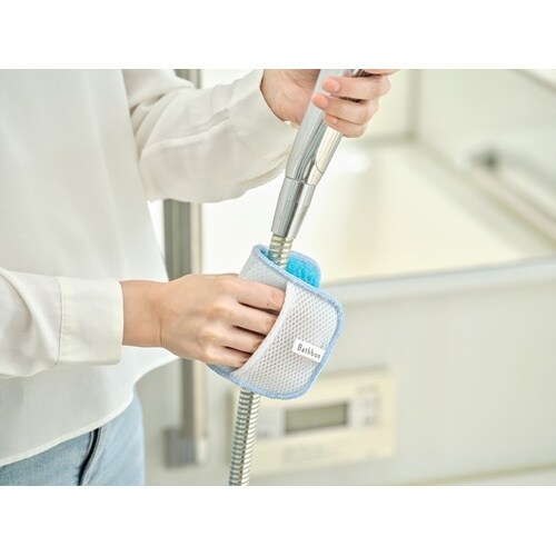 バスボン はさめるスポンジWポケット ブルー