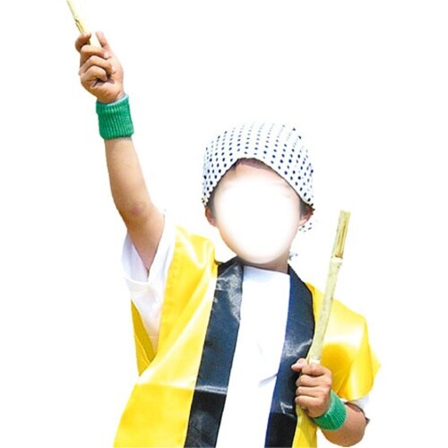 豆しぼりてぬぐい 紺