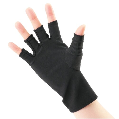 冷感手袋 ブラック