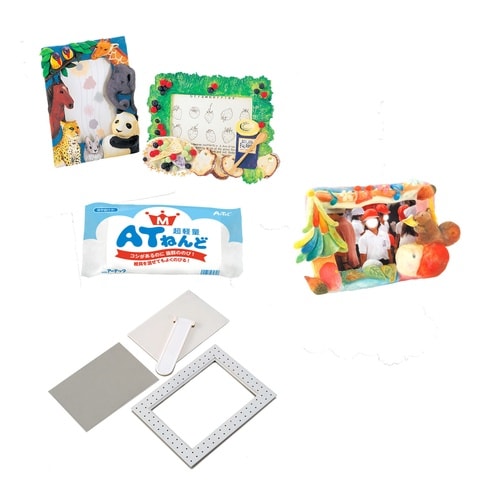 ねんどフォトフレーム ATねんどM付