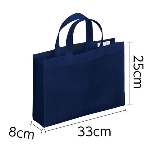 シンプルトートバッグ マチ付 A4 横型