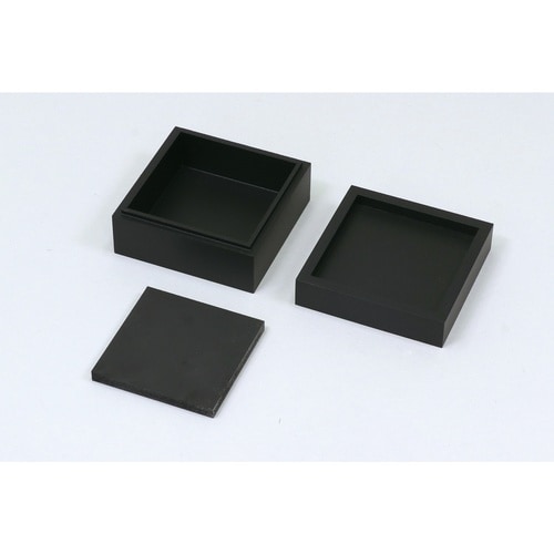 マルチ四角箱 黒塗装 黒彫板セット