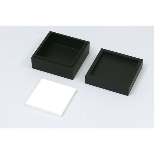 マルチ四角箱 黒塗装 白彫板セット