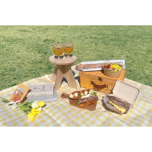 コージーピクニックマット オールドイエロー