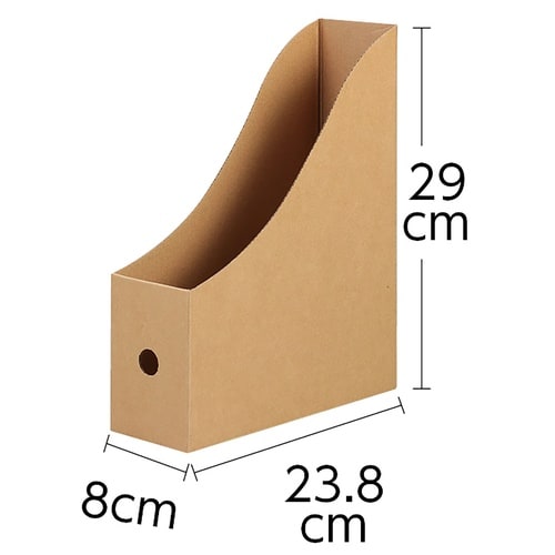 ファイルボックス 段ボールA4(茶)
