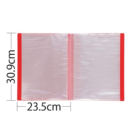 クリアブックA4 横入れ 40ポケット クリア