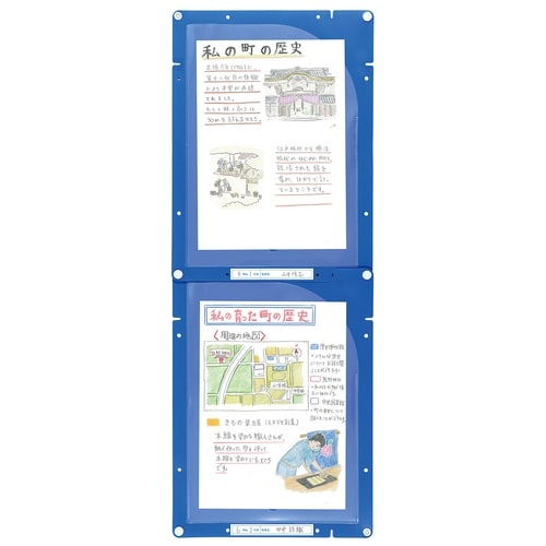 縦横連結掲示ホルダー A4(10枚セット)
