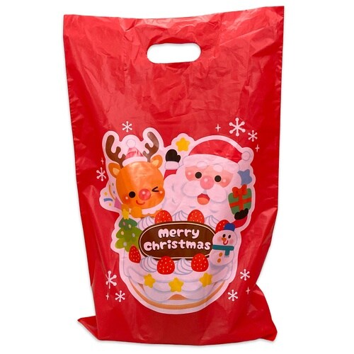 クリスマスプレゼント袋(マチ無) 100枚