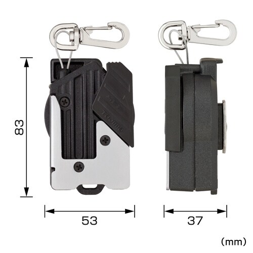 セフ安全ロープ 金属 リールワイヤー 右用