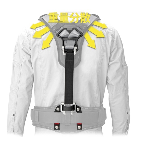 セフサスペンダーA フリーサイズ 銀