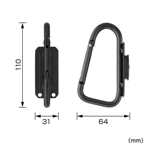 セフ工具ホルダースチール スリムカラビナ大