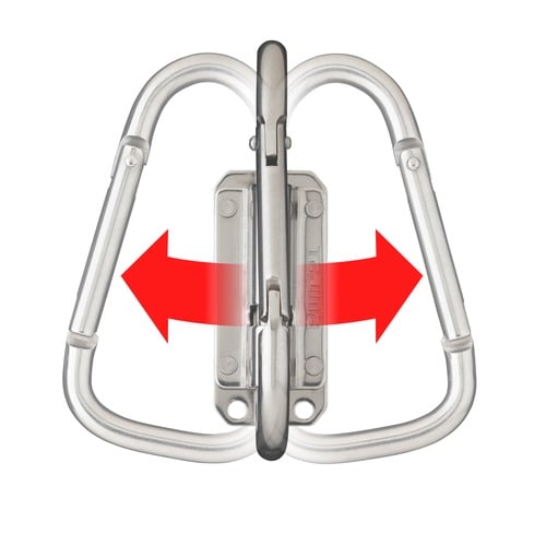 セフホルダーステン スリムカラビナ大 折りたたみ