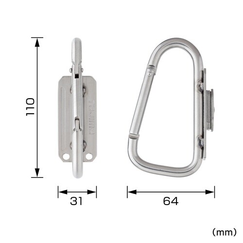 セフ工具ホルダーステン スリムカラビナ大