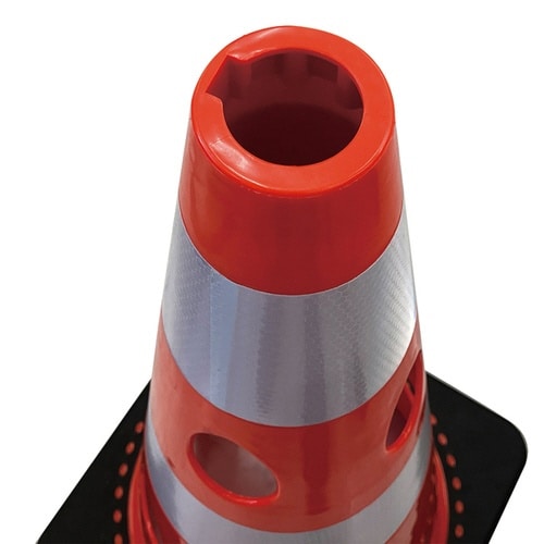 穴あきコーン レッド