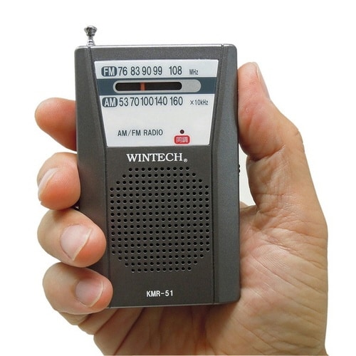 AM/FMポータブルラジオ