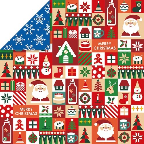 クリスマス両面ちよがみ 15cm 3×10