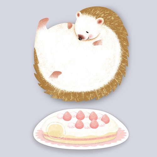 まんぷく付箋 ハリネズミ×10