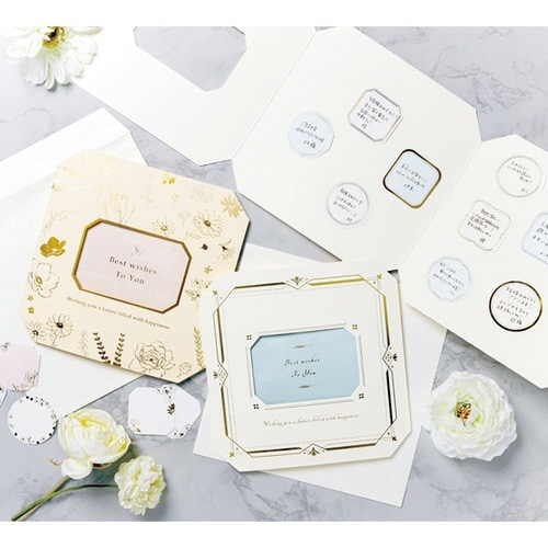 色紙3つ折り グレース×5