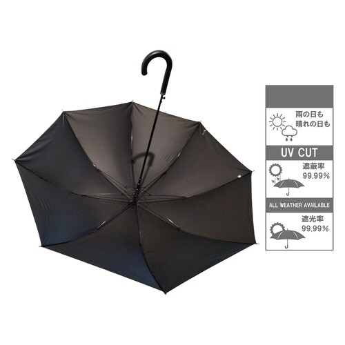 晴雨兼用JP傘ブラック×2