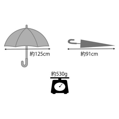 晴雨兼用JP傘グリーン