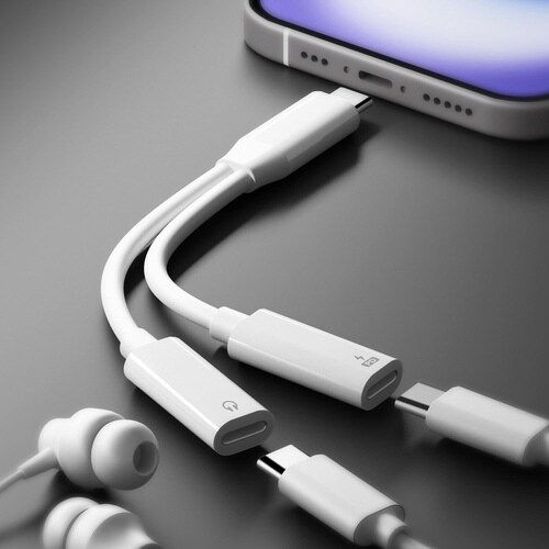 USB−Cイヤホン変換ア×2