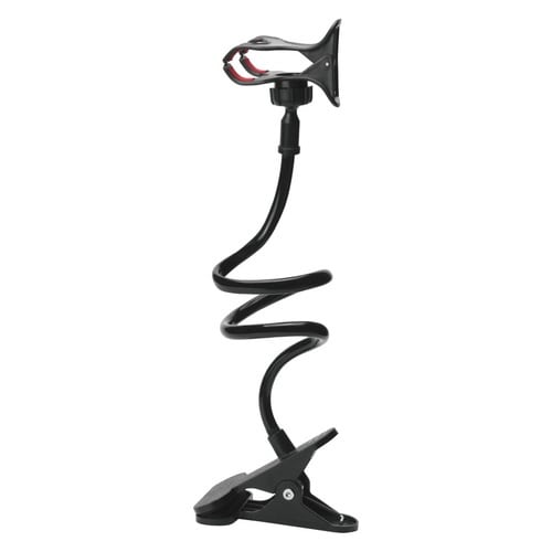 フレキシブルアームクリップ ブラック×2