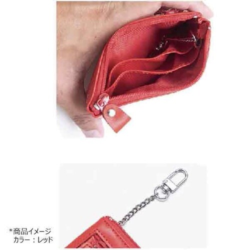 トイロプラス 小銭入れ 2ファスナー ベージュ