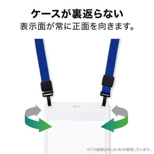 名札ダブルフック式黒5枚