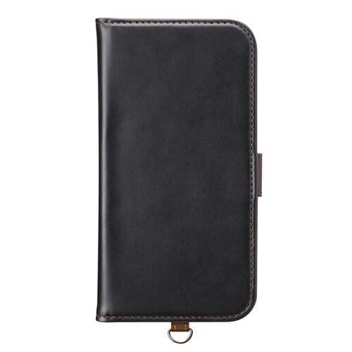 iPhone 16e用 フリップカバー ブラック