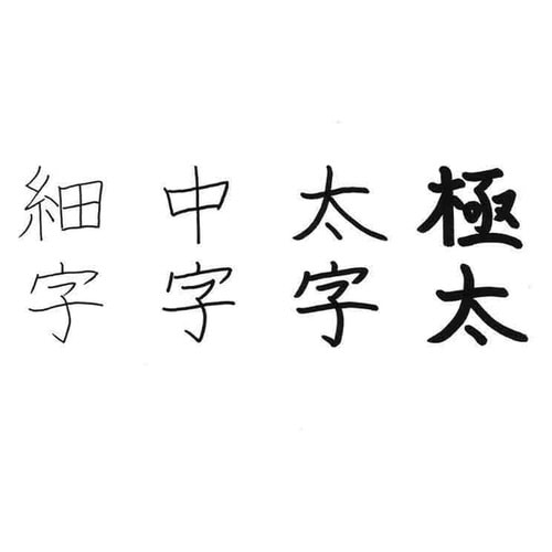 かきかたフェルトペン 太字 フック 黒×30