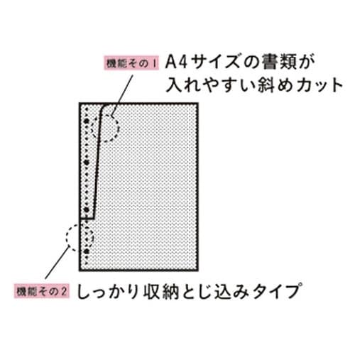 クリアホルダー A4 30穴×20