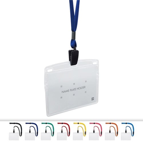 吊り下げ名札 黒×10