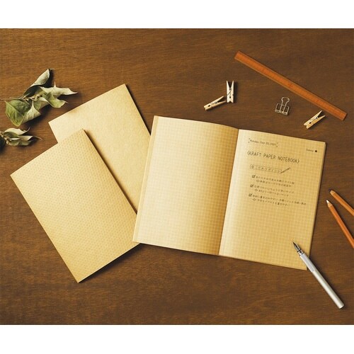 クラフトノート 無地×10