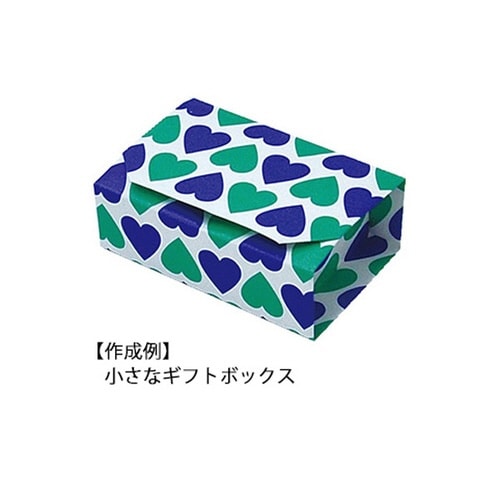両面ドットちよがみ ハート柄 15cm×10