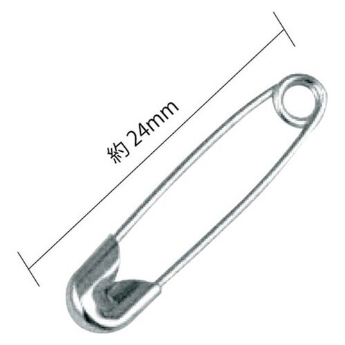 安全ピン No.0 24mm 紙箱入×10