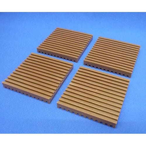 防振マット 茶 1パック(4個入) TI