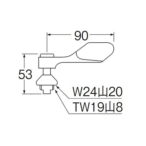 PR130A−13 給水栓上部
